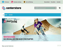 Tablet Screenshot of centerstore.ch
